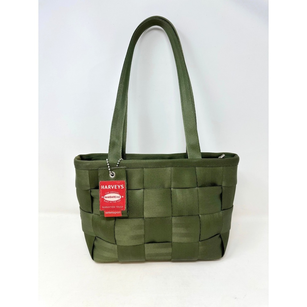 Harveys Original Y2K Double Strap Shoulder Seat Belt Bag Green